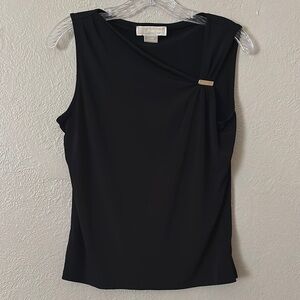 Women’s Michael Kors Dressy Tank, Black, Medium Petite